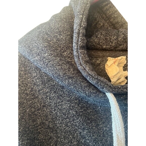 Fleece Factory Sweatshirt Unisex Gray Red Heritage Pullover Hoodie Knit Small - Picture 3 of 5